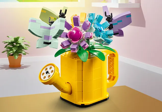 Flori in stropitoare, +8 ani, 31149, Lego Creator 3 in 1